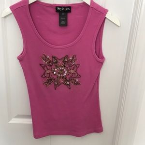New Embellished tank top